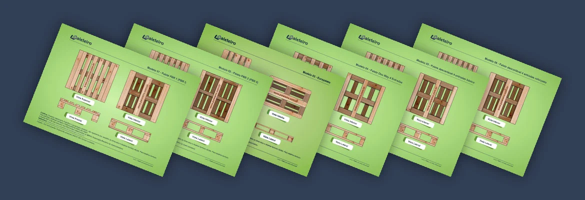 Modelo de pallets usados